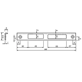 Afbeelding Mauer sluitplaat 190720/721 Polynorm D+N