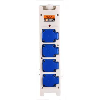 Afbeelding Connectra contactblok nylon 4-voudig