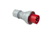 CEE stekker 125A 5p 400V 6h rood IP67 Power Twist