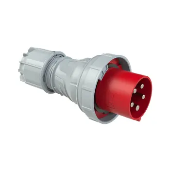 CEE stekker 125A 5p 400V 6h rood IP67 Power Twist