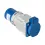 Adapter verloop 16/3/230 6h blauw-SchuKo