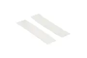 Glaswiggen 100x22x1mm wit (100)