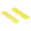 Glaswiggen 100x22x4mm geel (100)