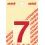 Pickup cyfer 7 80mm rood