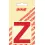 Pickup letter z 60mm rood