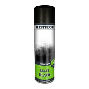 Mat zwarte Aerosol harslak Afbeelding