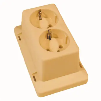 ABB Haf deksel m/2v wandcontactdoos ra