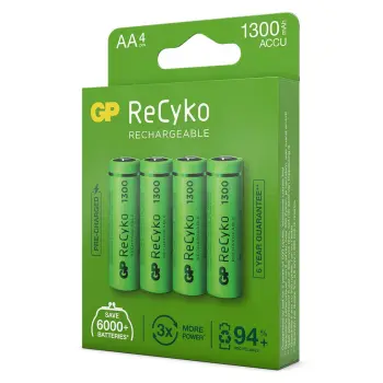 Gp oplaadb.batterij(4) r06 1300mah