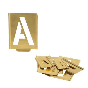 Afbeelding TURNUS letter sjablonen series 327-B