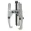 Afbeelding KUKKO 3-armige universele trekker met instelbare spandiepte, lange hydraulische spindel en zwenkbare trekhaken series 206