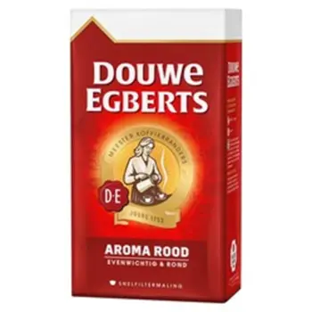 Douwe Egberts koffie rood snelfilter met punten 250gr