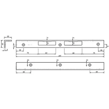 Afbeelding Mauer hoeksluitplaat 405 skg** 405 D+N