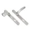 VHB Knop 166 Li smalschild 257-32-2 Pc-Pc deurkruk 378 Rota