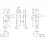 Afbeelding HOPPE veiligheids voordeurgarnituur tokyo 86G/3236ZA/3214/1710