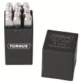 Afbeelding TURNUS set slagcijfers, extra zware kwaliteit, glansverzinkt, 9-delig series 330