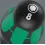 <b>Handgreepcodering</b><br/>De markering van de handgreep met schroevensymbool en grootte van de schroef maakt het makkelijk om de schroevendraaier in de gereedschapstas of op de werkplek te vinden.