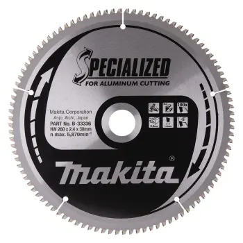 Afbeelding Makita zaagb alu 260x30x2,4 100t -5g B-33336