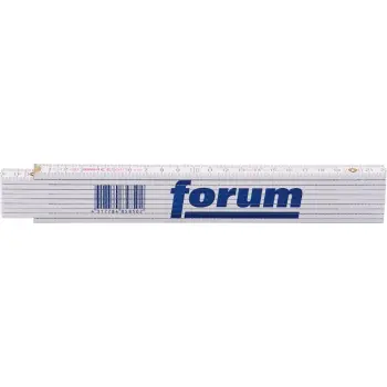 Afbeelding FORUM houten duimstok met hoekverdeling