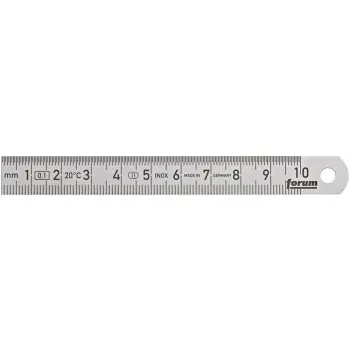 Afbeelding FORUM stalen meetlat met 1/2mm-schaalverdeling