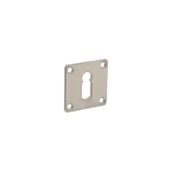 Sleutelgat plaatje vierkant plat RVS 0035.341916