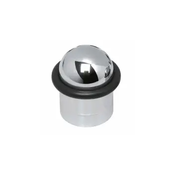 Deurstop met ring chroom 0016.442000