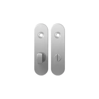 Afbeelding GPF bouwbeslag schild, rvs geborsteld 1100.10 WC63/8 groot