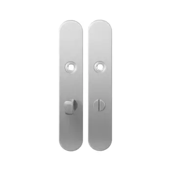Afbeelding GPF bouwbeslag schild, rvs geborsteld 1100.20 WC63/8 normaal