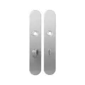 Afbeelding GPF bouwbeslag schild, rvs geborsteld 1100.20 WC63/8 normaal