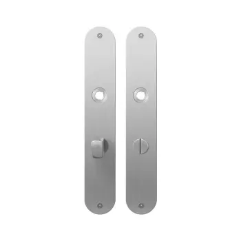 Afbeelding GPF bouwbeslag schild, rvs geborsteld 1100.22 WC63/8 normaal