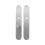 Afbeelding GPF bouwbeslag schild, rvs geborsteld 1100.22 WC63/8 normaal
