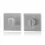 Afbeelding GPF bouwbeslag toiletgarnituur, rvs geborsteld 0903.02