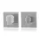Afbeelding GPF bouwbeslag toiletgarnituur, rvs geborsteld 0910.02
