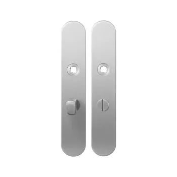 Afbeelding GPF bouwbeslag schild, rvs geborsteld 1100.20 WC57/5 normaal