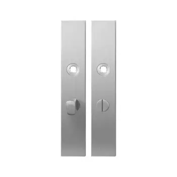Afbeelding GPF bouwbeslag schild, rvs geborsteld 1100.25 WC57/5 normaal