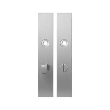 Afbeelding GPF bouwbeslag schild, rvs geborsteld 1100.25 WC63/8 normaal