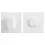 Afbeelding GPF bouwbeslag toiletgarnituur, wit 8910.42