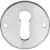 Wb sleutelrozet rond 30mm matnikkel