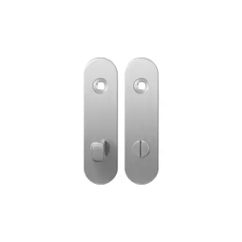 Afbeelding GPF bouwbeslag schild, rvs geborsteld 1100.10 WC72/8 normaal