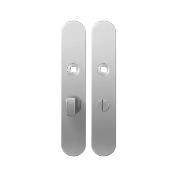Afbeelding GPF bouwbeslag schild, rvs geborsteld 1100.20 WC57/5 groot
