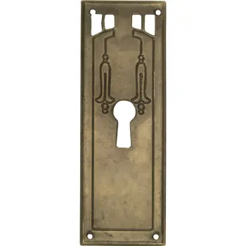 Wb sleutelplaat art nouveau    vert.
