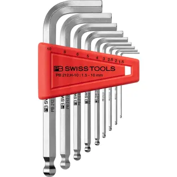 Afbeelding PB Swiss Tools AG inbussleutel set met kogelkop, mm 22 Sechskant mm