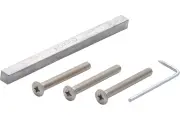 Afbeelding HOPPE montageset voor vh garnituren kruk/kruk snelstift MONTAGESET GRT SST