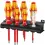 160 i/7 Schroevendraaierset Kraftform Plus Serie 100 + Spanningszoeker + Houder, 7 -delig