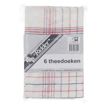 Theedoek hollands ruit 70x70cm