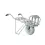Afbeelding Matador steenkruiwagen wide body M-230-CT WB UNIPRO