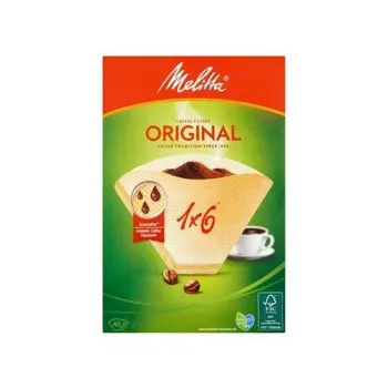 Melitta filterzakjes ongebleekt nr6
