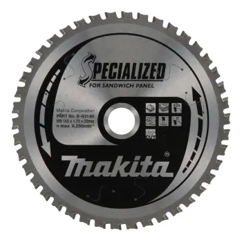 Afbeelding Makita zaagb sandwp 165x20x42t 0g B-63149