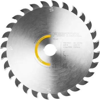 Cirkelzaagblad HW 168x1,8x20 W28