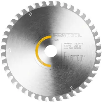 Cirkelzaagblad HW 168x1,8x20 WD42
