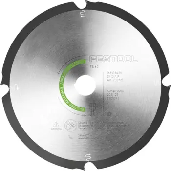 Cirkelzaagblad DIA 168x1,8x20 F4
